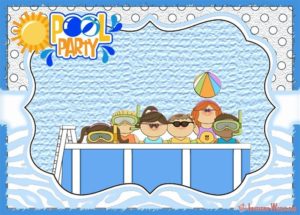 Custom Pool Party Invitation Card