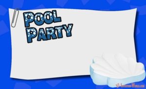 Pool Party Invite