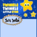 Twinkle Twinkle Little Star Invitation Design