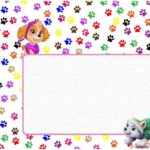 Paw Patrol Editable Invitation for Girls