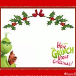 Dr. Seuss Grinch Christmas Invitation Card