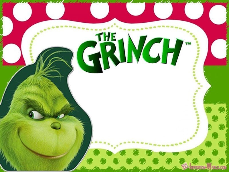 The Grinch 2018 Invitation Cards - Invitation World