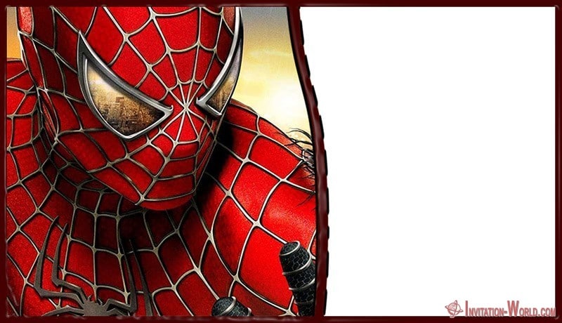 Spiderman Invitation Card Free Online | Invitation World