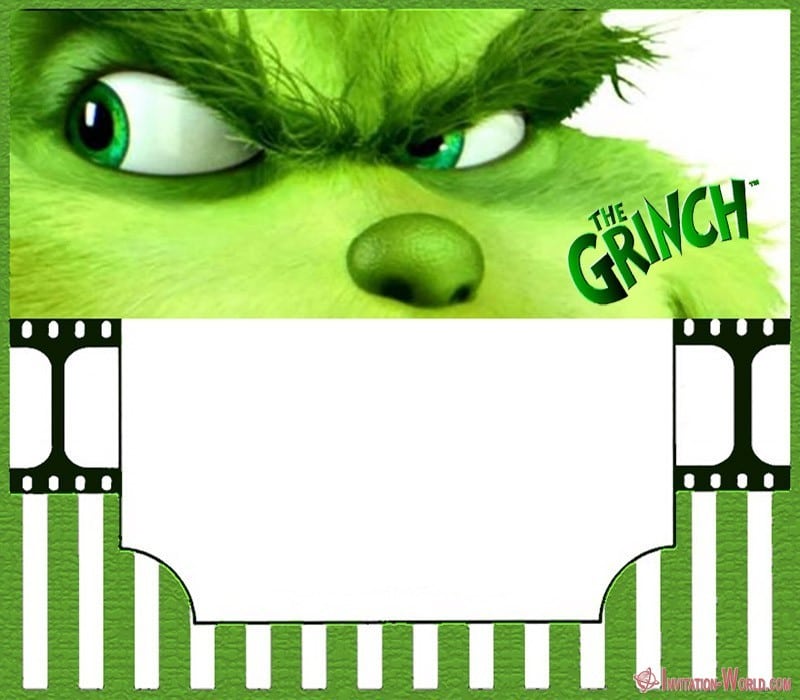 The Grinch 2018 Invitation Cards Invitation World - youtube gamer girl roblox grinch