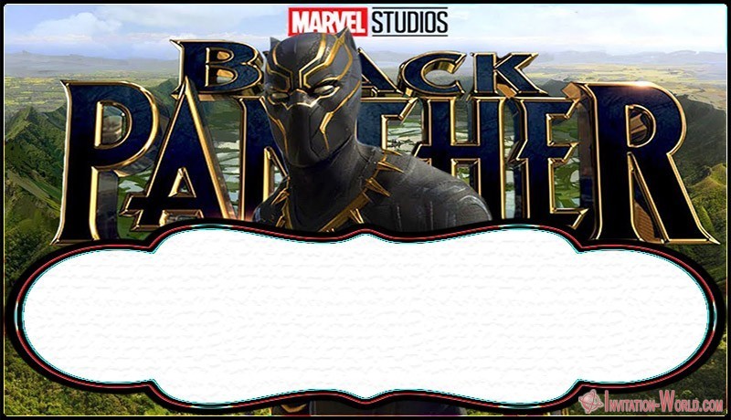 Free Printable Black Panther Invitation Templates Invitation World - roblox black panther event games