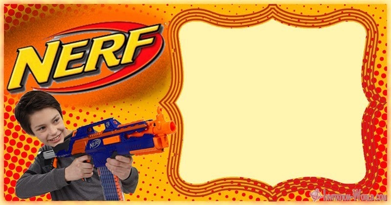 Nerf Party Invitations 5 Free Templates Invitation World