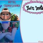 Hotel Transylvania Party Invitation Card Free