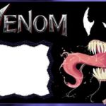 Marvel Venom Invitation Blank