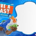 Nerf Gun Party Invitations Template Free