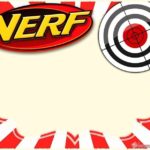 Nerf War Party Invitation Card