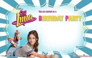 Soy Luna Birthday Party Invitation Printable