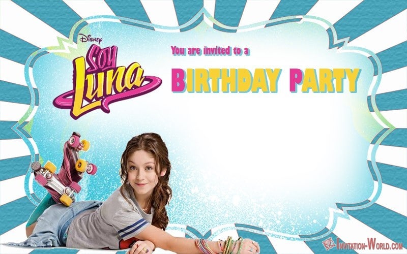 Soy Luna Birthday Party Invitations Invitation World