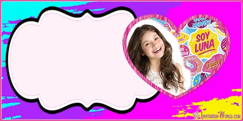 Soy Luna Invitation Template | Invitation World