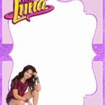 Soy Luna free invitation template