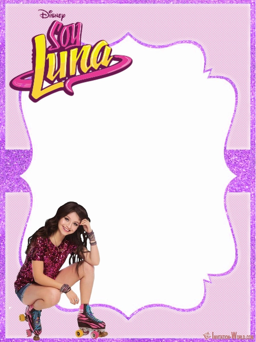 Soy Luna Free Invitation Template Invitation World