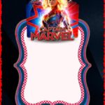 Captain Marvel Blank Template