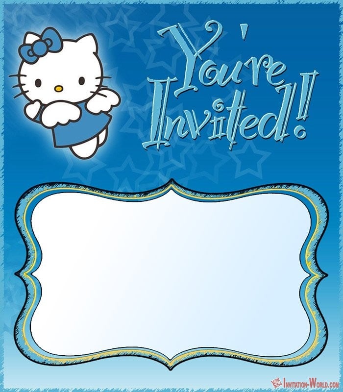 Hello Kitty Invitations Free Printable Templates Invitation World - hello kitty roblox template