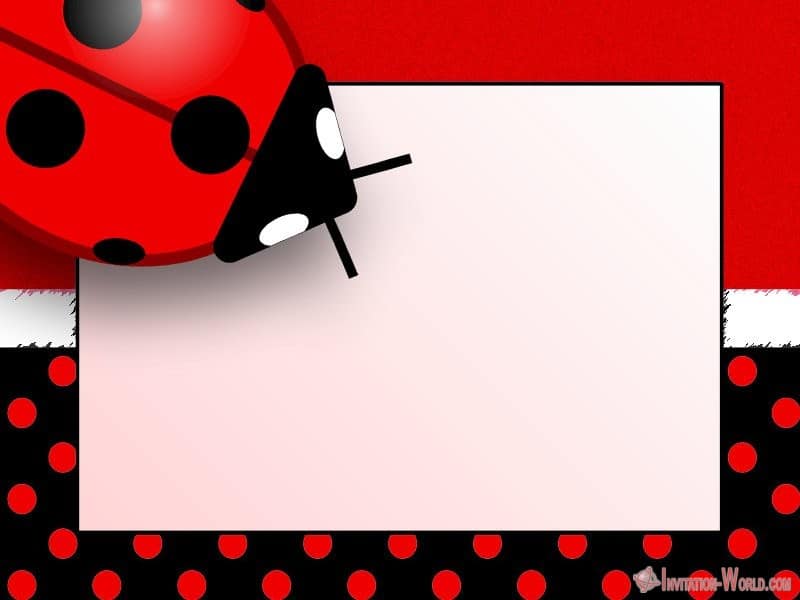 Ladybug free invitation template | Invitation World