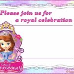 Sofia the First Princess Invitation Card