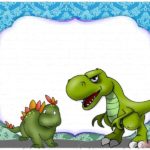 Dinosaur Birthday Invitation Template Free