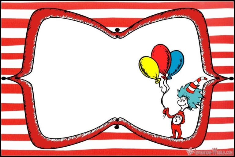 Dr. Seuss Invitations for Perfect Party - Invitation World