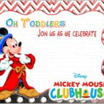 Free Printable Mickey Mouse Invitation Template