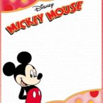 Mickey Mouse Invitation Template Free