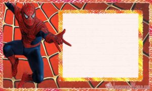 Spider Man Party Invitation