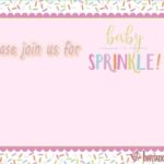 Baby Sprinkle Invitation for Girls