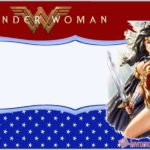 Custom Wonder Woman Invitation Template
