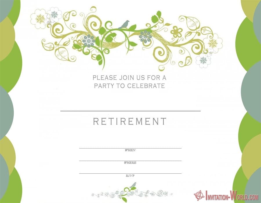 Retirement Invitation Template Free from invitation-world.com