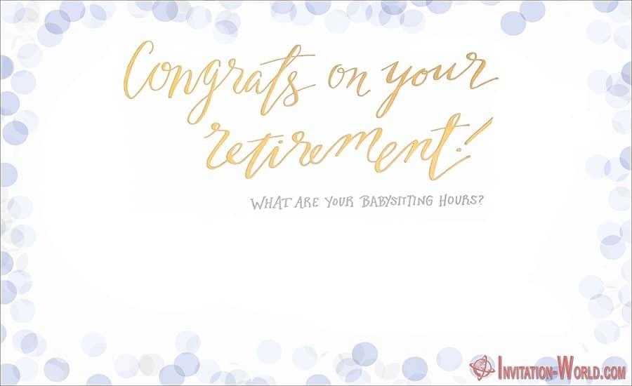 Retirement Party Invitations Invitation World - retirement roblox