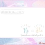 Gender Reveal Party Invitation