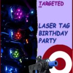 Laser Tag Birthday Invitation