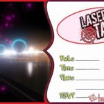 Laser Tag Invitation Template