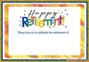 Retirement Party Invitation
