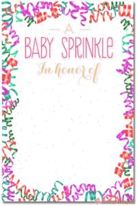 Sprinkle Shower Invitation Template sprinkle-shower-invitation-template
