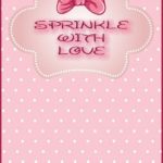 Sprinkle with love Invitation Card