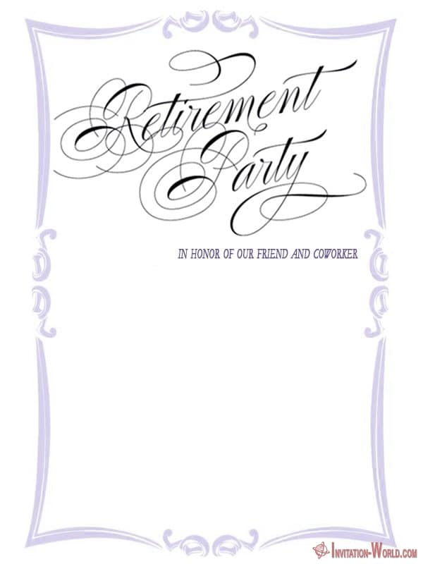 Retirement Party Invitations - Invitation World