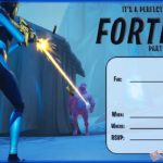 Fortnite Invitation Card Template
