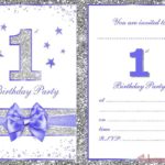 Printable First Birthday Party Invitation