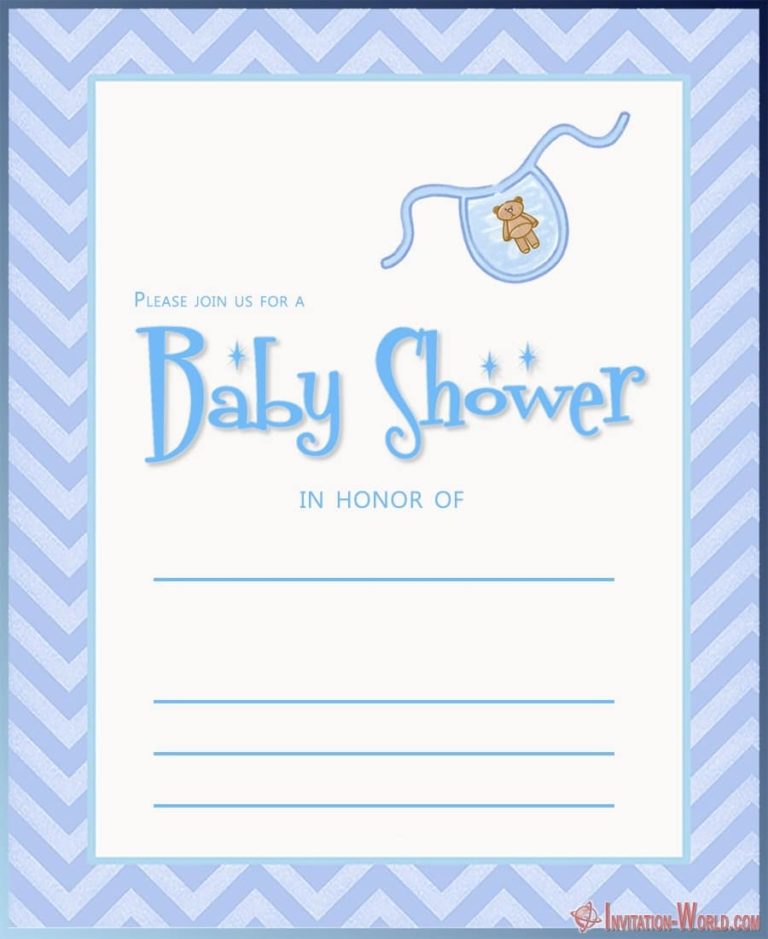 9+ Custom Baby Shower Invitations for Boys - Invitation World