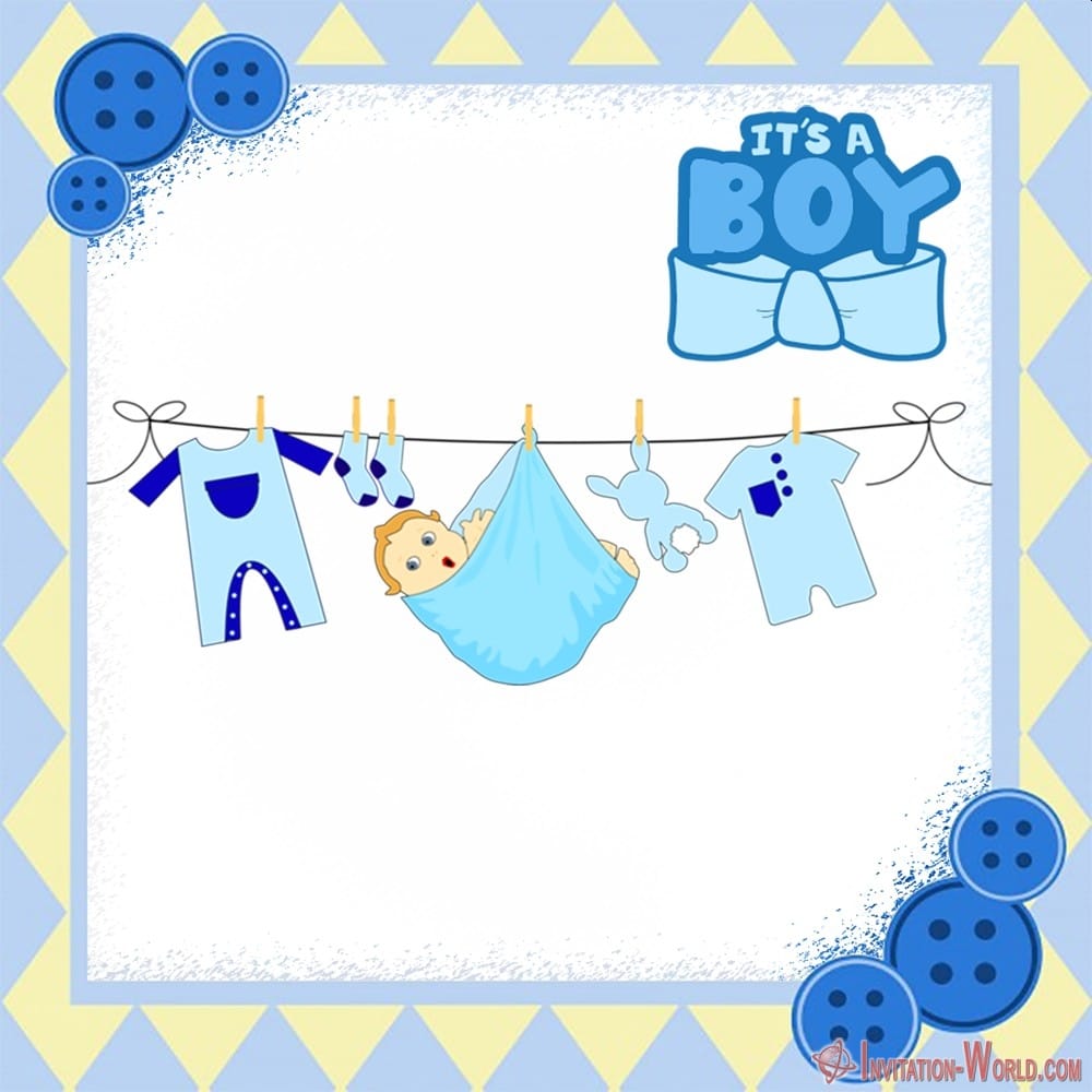 baby boy invitation ideas