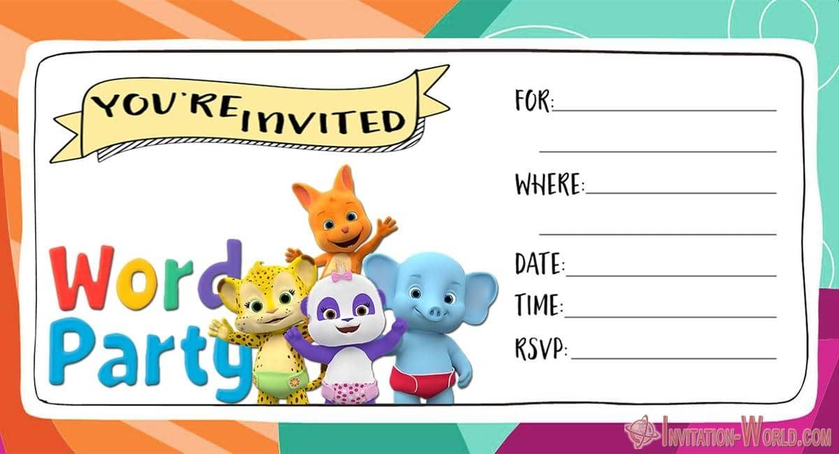 Birthday Party Invitation Template Word Database