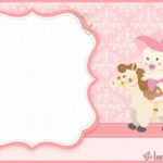 Cute Template for Baby Shower Invitation