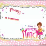 Disney Fancy Nancy birthday invitation
