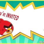 Empty Angry Birds Invitation