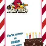 Free Angry Birds Birthday Invitation