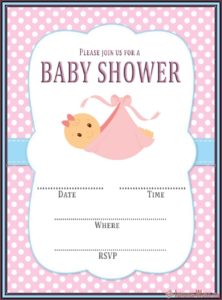 Free Baby Shower Invitation Template Pink free-baby-shower-invitation-template-pink