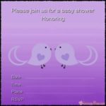 Twins Baby Shower Invitation